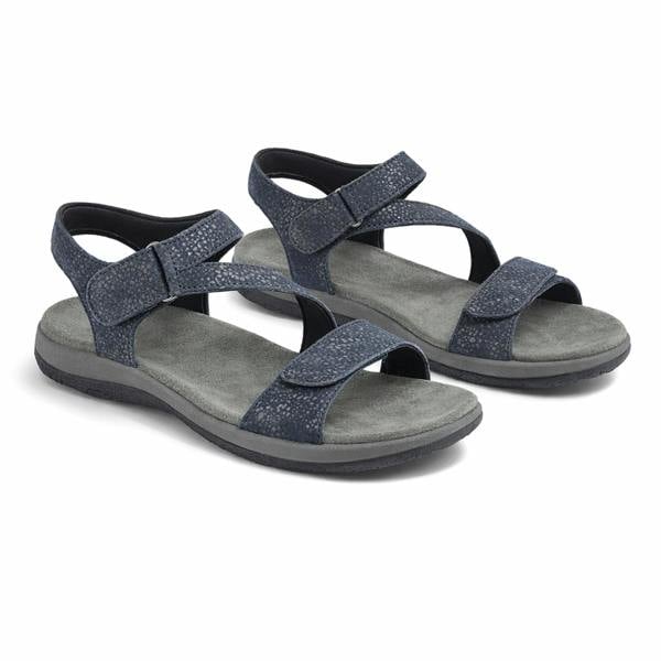 Mod Comfys GISELLE Ankle Strap Sandals   in  Navy