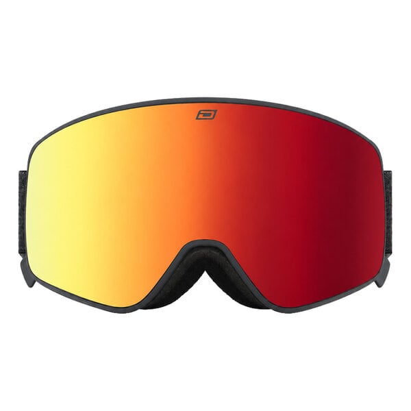 Dirty Dog MUTANT LEGACY - Matte Black with Red Fusion Mirror & Yellow Lens