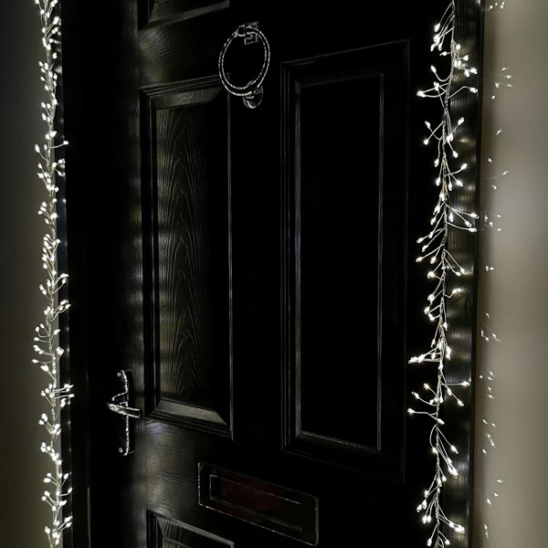 Samuel Alexander 5.5m 880 LED Indoor Outdoor Christmas Door Lights in Warm White
