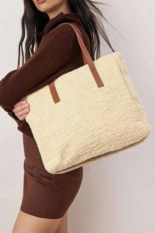 WOVCOR Plush Maxi Tote Women's Shoulder Bag