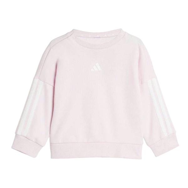Adidas Baby BOS French Terry Sweatshirt & Jogging Bottoms - Pink/White - 