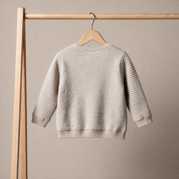 Mini Cuddles Bear Sweater (Cream)