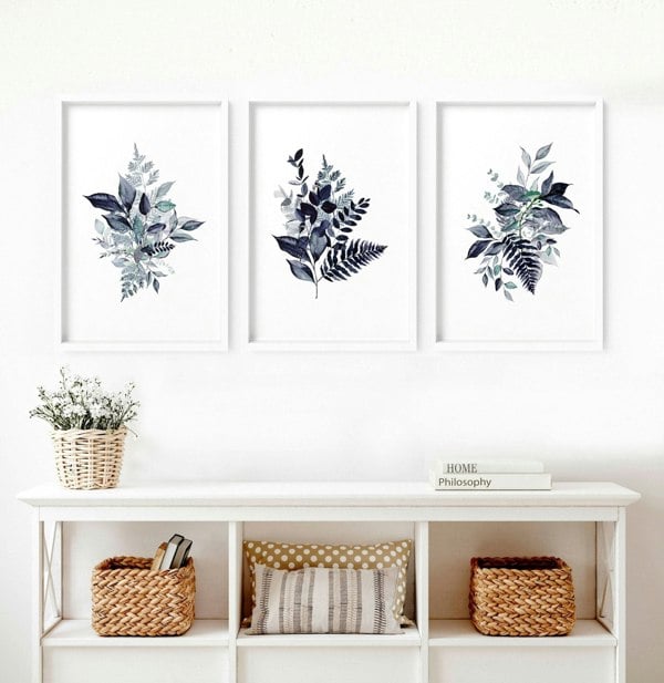 Botanical artwork | set of 3 wall art prints