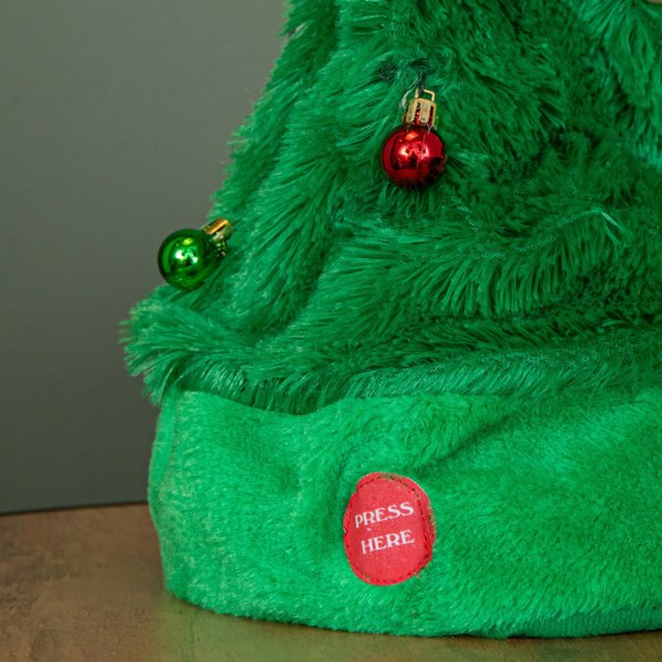 Samuel Alexander 35cm Battery Operated Animated Dancing Christmas Tree Hat