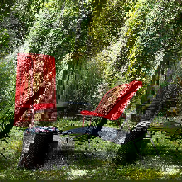 Weilai Concept Kaczynski Metal Garden Chair, Outdoor Lounge Chair