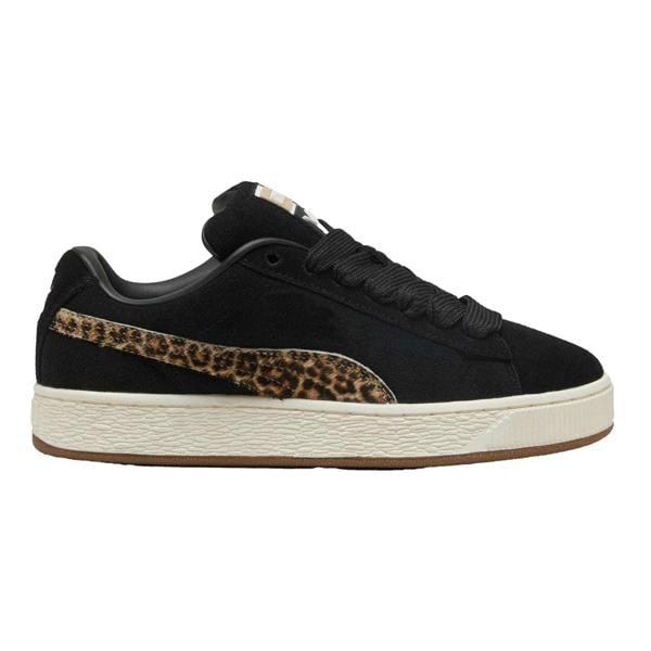 Puma Womens/Ladies XL Leo Leopard Print Suede Trainers - Black/Brown - 