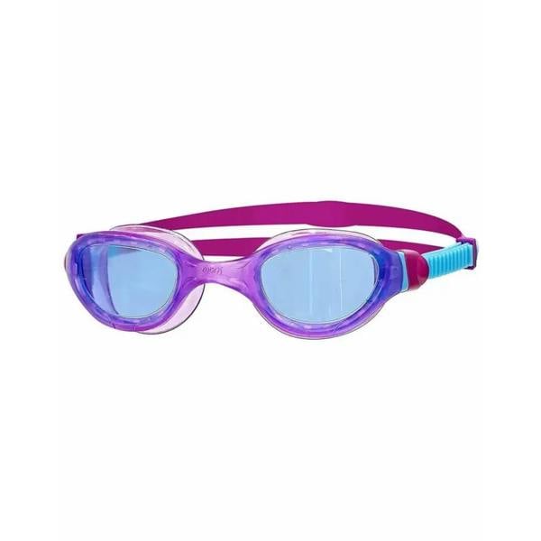 Zoggs Phantom Junior 2.0 purple blue swimming goggles with ultra fit gasket