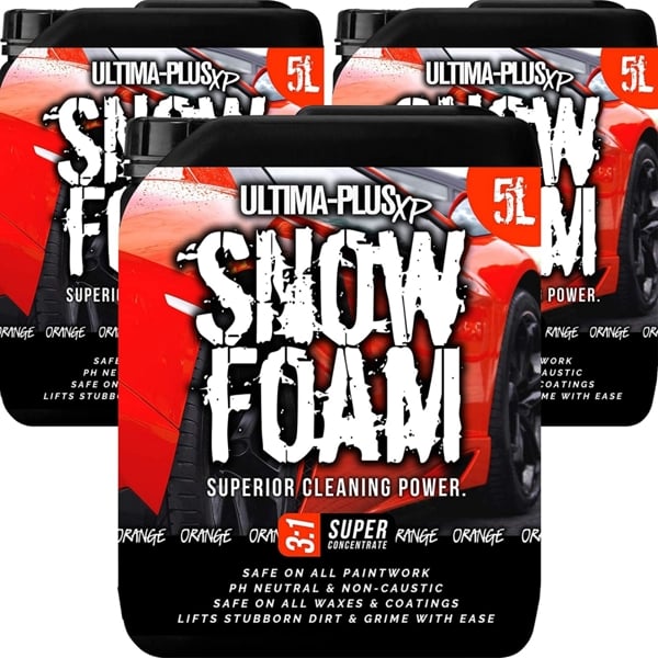 Ultima Plus XP Ultima-Plus XP Snow Foam Car Shampoo pH Neutral Wash - Super Thick Foam Pre-Wash - Orange Fragrance 15L