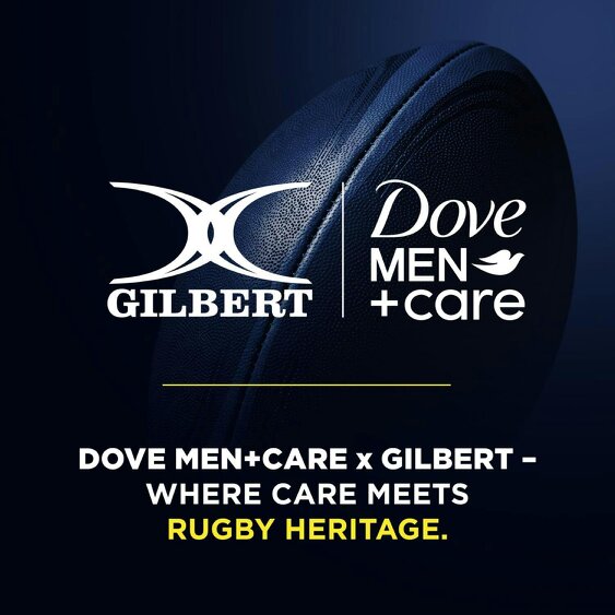 Dove Men+Care x Gilbert Rugby Ball Edition Washbag Gift Set 3 piece, Pack of 2