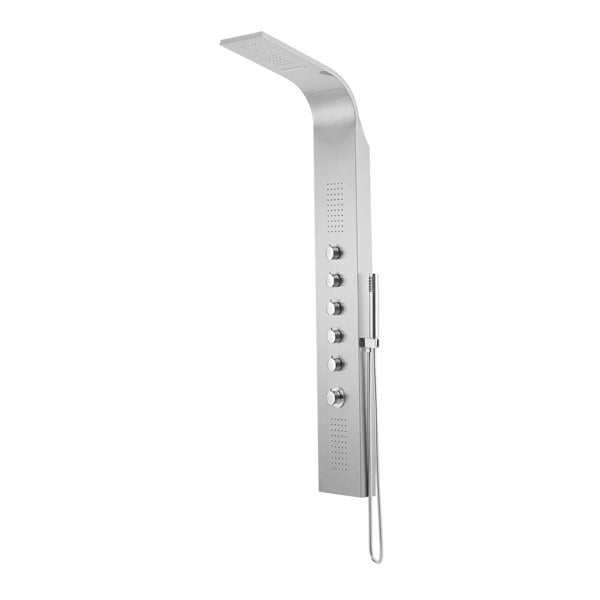 Bathroom Silver Stainless Steel Shower Tower Panel Bathroom Shower Living and Home