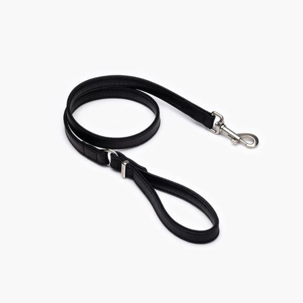 EzyDog Oxford Leather Classic Dog Lead in Black