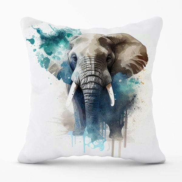 Warren Reed Majestic Elephant Splashart Cushions