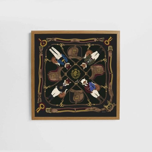 Joules Original Jonty 50 X 50 Wood Frame | Blue