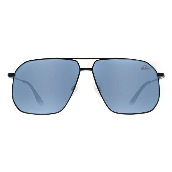 Quiksilver Sunglasses QS3009 MBLK Matte Black Blue Mirrored