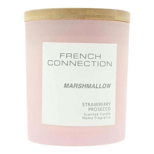 French Connection Pastel Collection Strawberry Prosecco Candle 206g