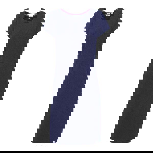 Lazy Jacks Women's Plain Capped Sleeved Dress - Twilight