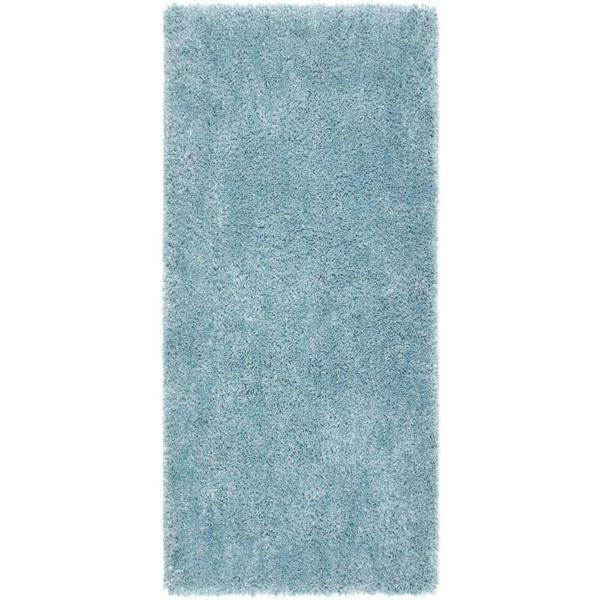 Chicago Duck Egg Blue Shaggy Rug | Luxurious | The Rugs