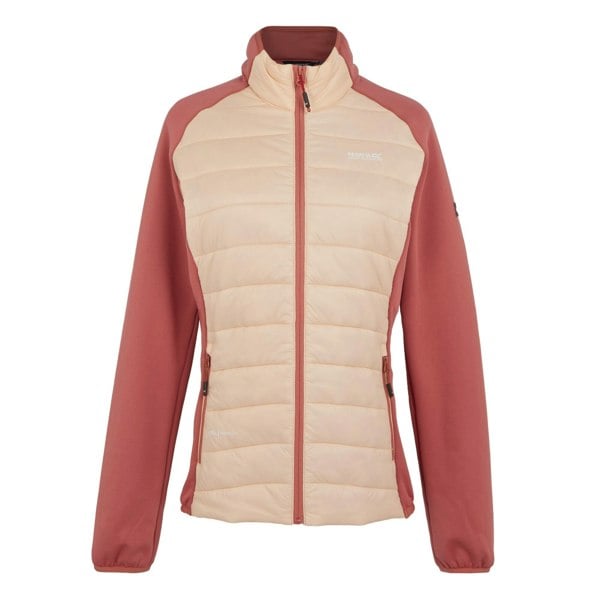 Regatta Women's Clumber V Hybrid Jacket - Peach Parfait/Mineral Red