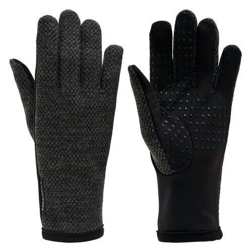 Trekmates Ladies Fleece Outdoor Gloves with Silicone Grip and Touchscreen