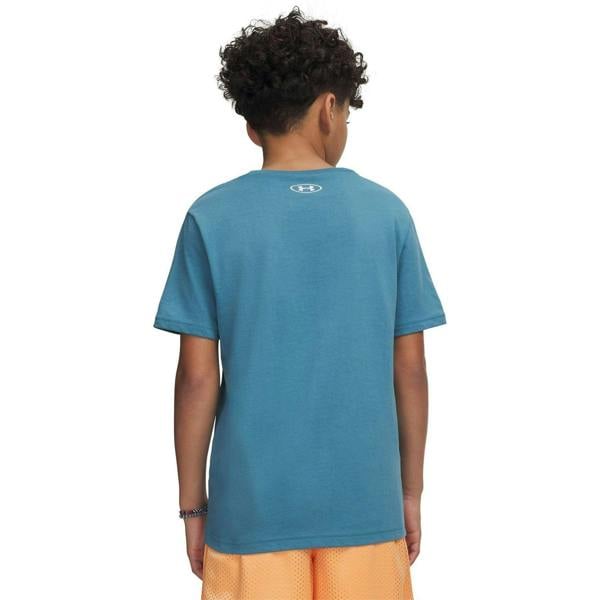 Under Armour Boys Logo Short-Sleeved T-Shirt - Blue - 