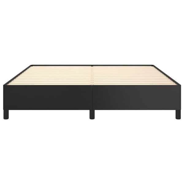 Berkfield Bed Frame Black 180x200 cm 6FT Super King Faux Leather