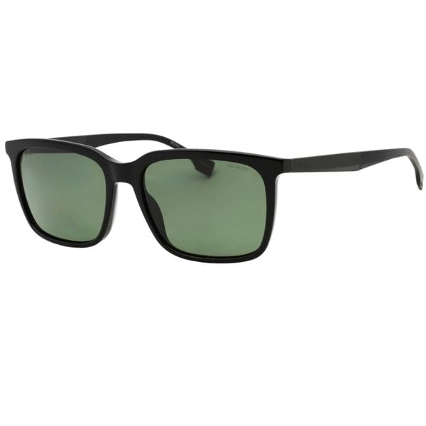 Hugo Boss Green Polarized Lens Black Sunglasses One Size