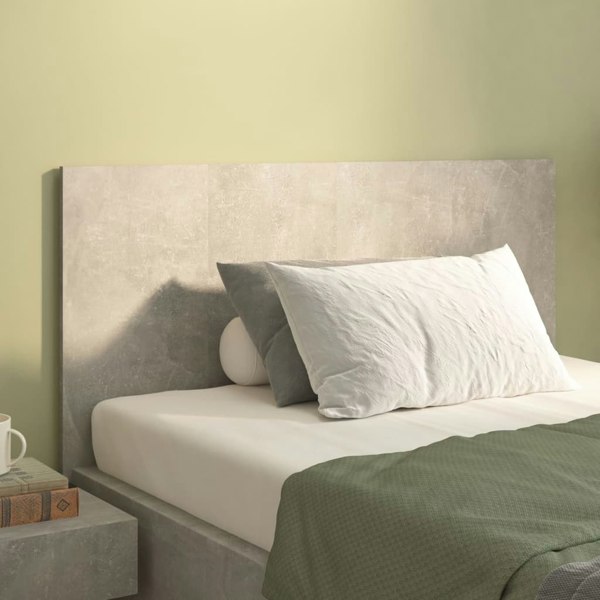 Berkfield Bed Headboard Concrete Grey 120x1.5x80 cm Engineered Wood