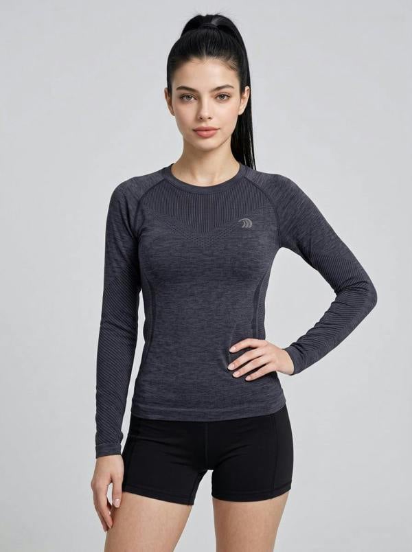 Anniou Women's Long Sleeve Fitness Top