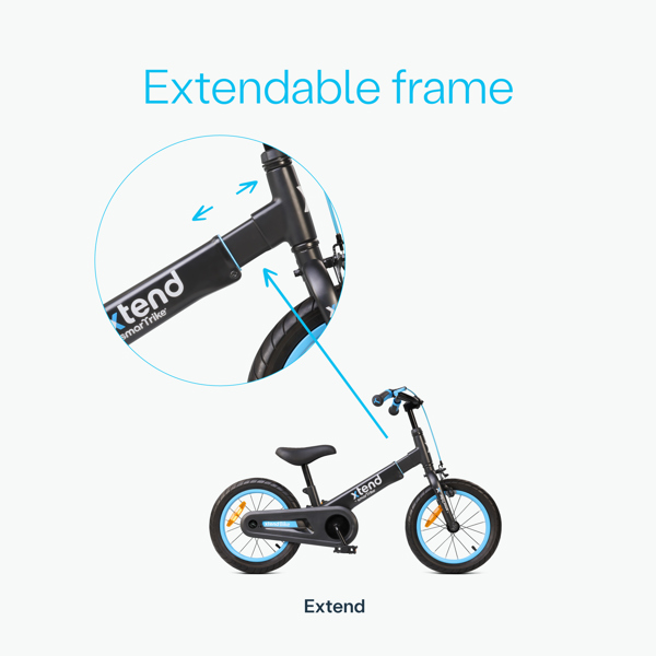 smarTrike Xtend 3 Stage Bicycle - Blue and Black