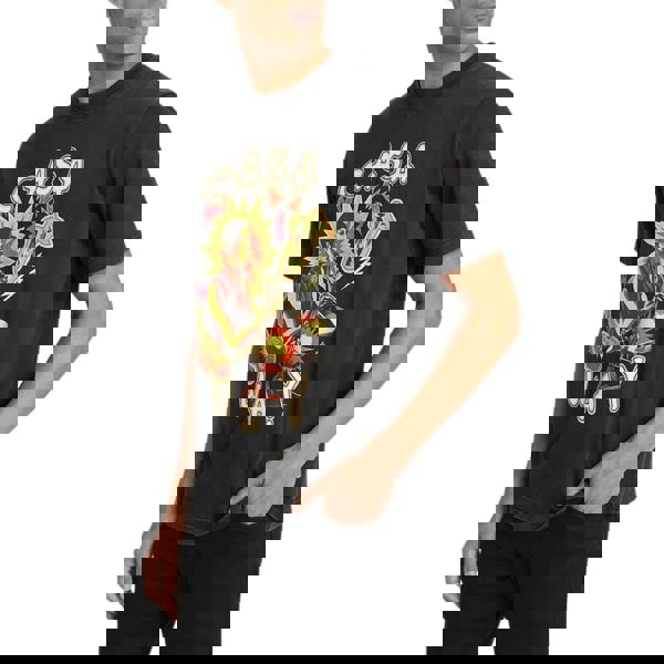 Casablanca Music For The People Faded Black T-Shirt