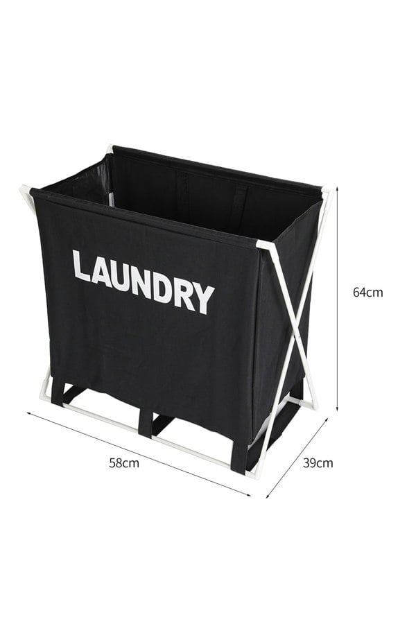 Living and Home Large Folding Laundry Basket Lightweight