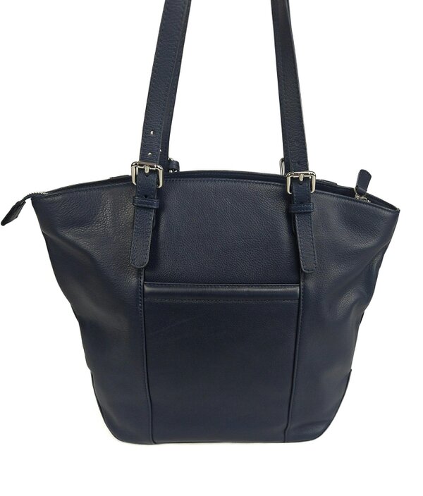 SADDLER Sienna Zip Top Tote Shopper Bag for Women - Handmade by Saddler