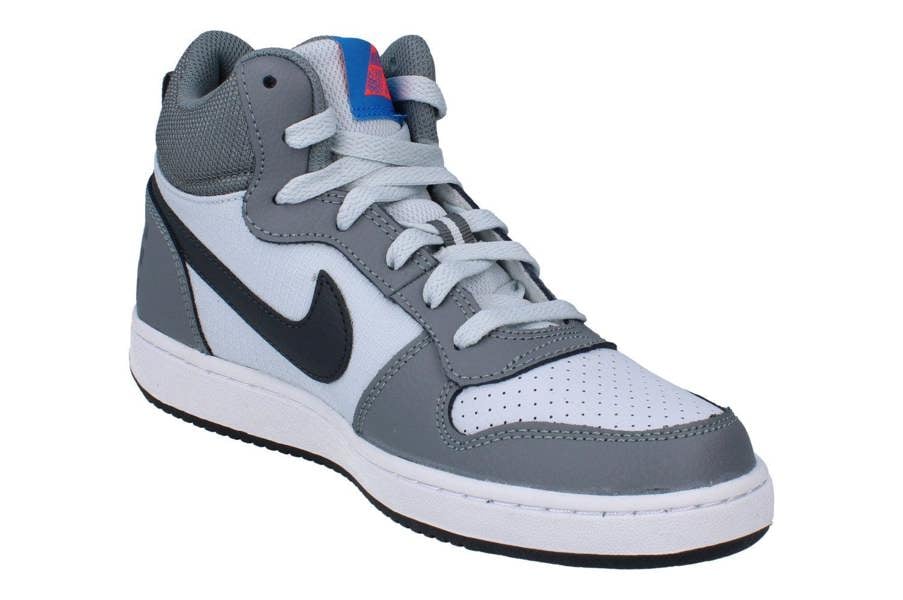 Nike Court Borough Mid GS Trainers 839977  009 - Cool Grey Anthracite 009 - Photo 3