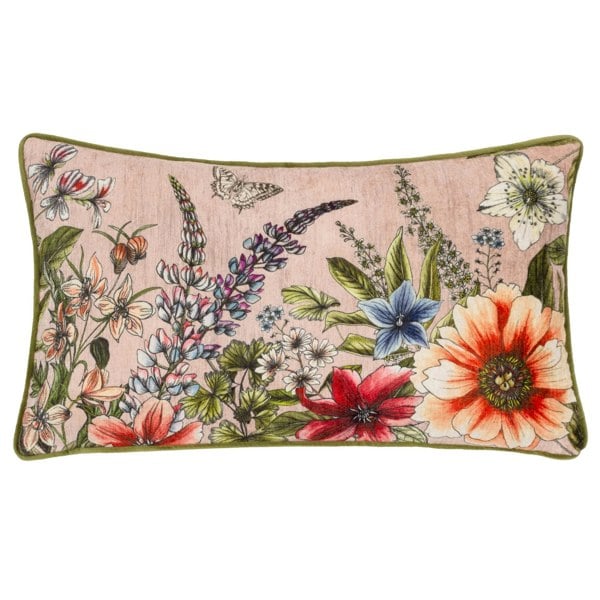 Wylder Hidcote Manor Evelyn Floral Cushion Cover - Blush