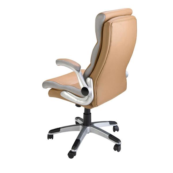 Angel Cerdá Brown leatherette swivel office chair 4141
