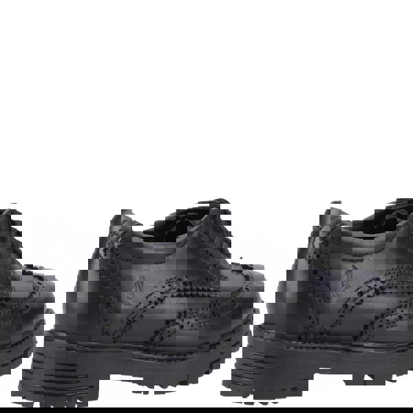 Hush Puppies MAXINE Girls Leather School Shoes Black