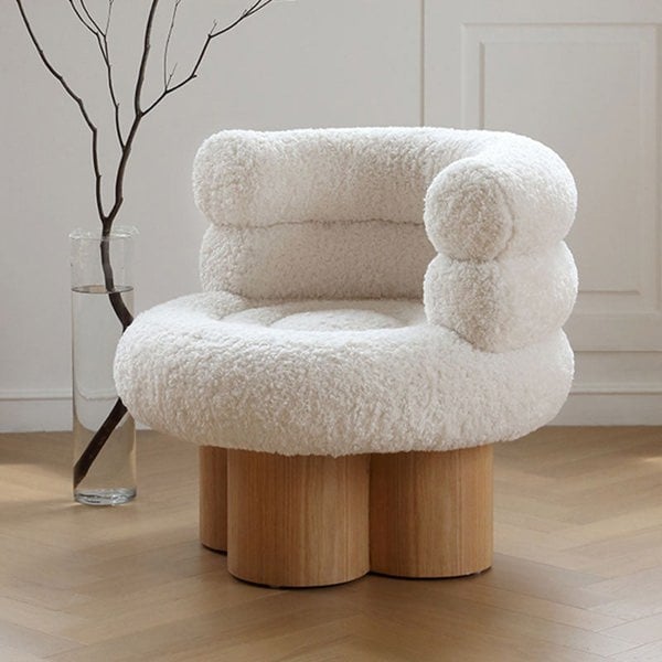 Enid Armchair, White Armchair-Rit Concept-Rit Concept