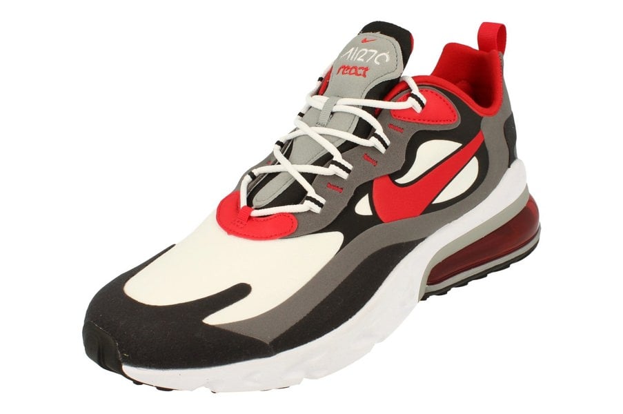 Nike Air Max 270 React Mens Ci3866 002 - Black University Red White 002 - Photo 0