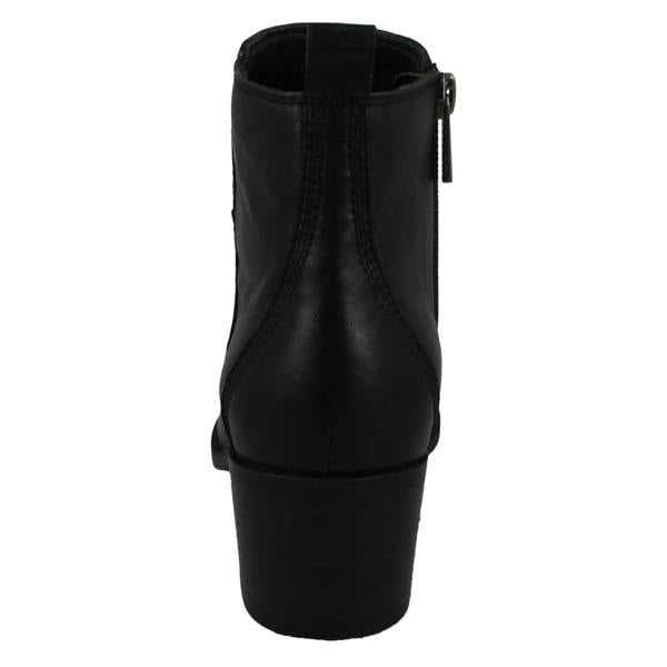 Leather Collection Ladies Leather Collection Zip Up Ankle Boots F51050