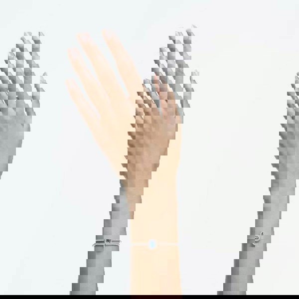 Swarovski Millenia Blue & White Crystal Bangle 5620556