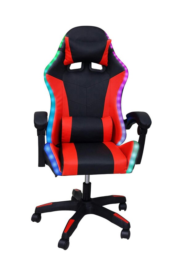 Groundlevel Gaming Office Chair with LED Lights
