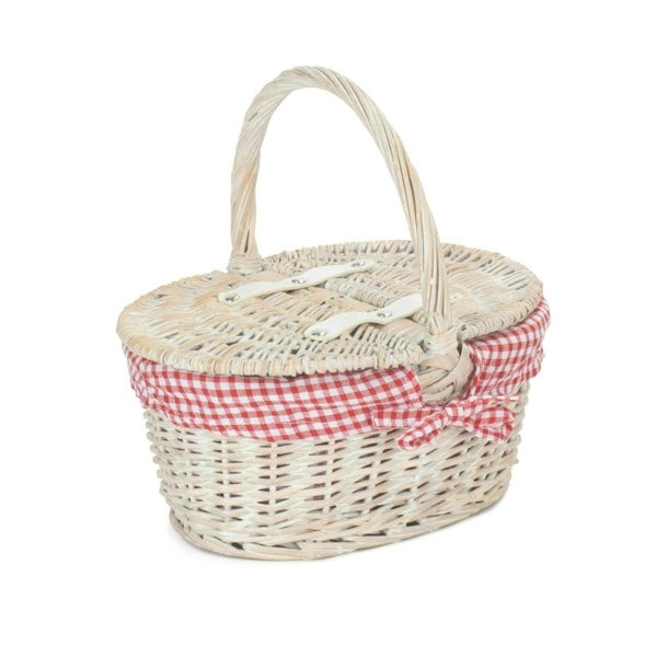 Wicker Picnic Baket with Lining