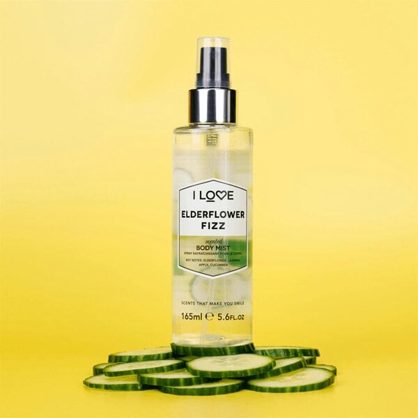 I LOVE Elderflower Fizz Body Mist, 150ml