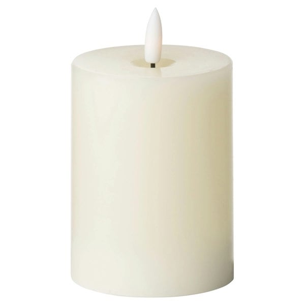 Hill Interiors Luxe Collection Natural Glow 3 X 4 LED Ivory Candle - Ivory