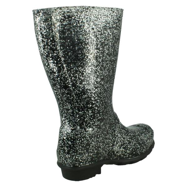 Pineapple Girls Pineapple Wellington Boots With Glitter Detailing X1275