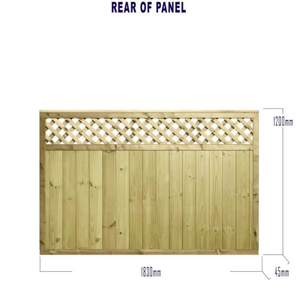 [amazon variation] urban panel pd fence panel [6ft x 1ft, 2ft, 3ft] 5