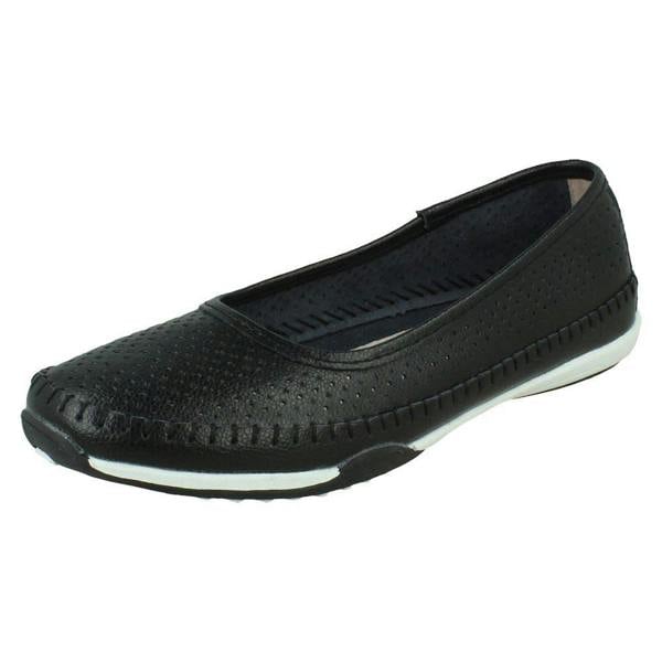 Down to Earth Ladies Down To Earth Ballerina Casual Shoes F80573