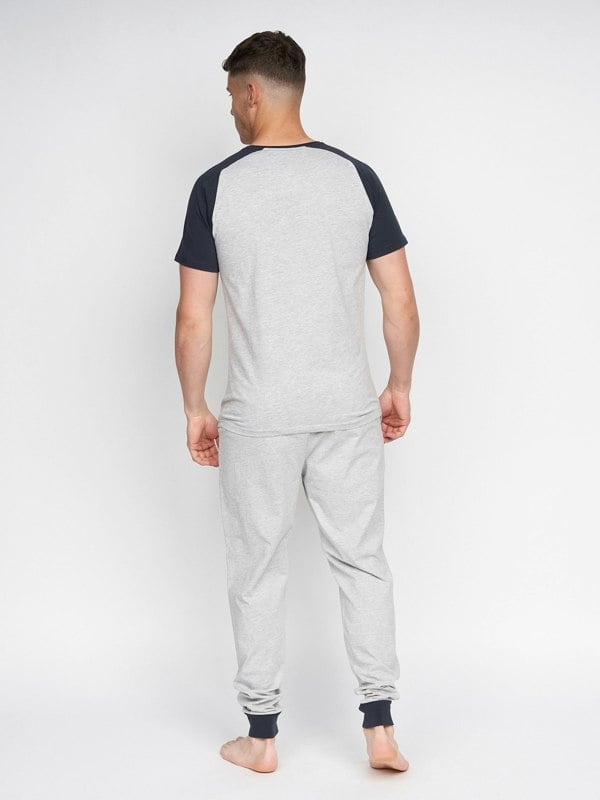 Duck and Cover Vianney Loungewear Set Grey Marl