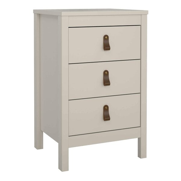 Wyld Haus Wildberry Cashmere Bedside Table 3 Drawers