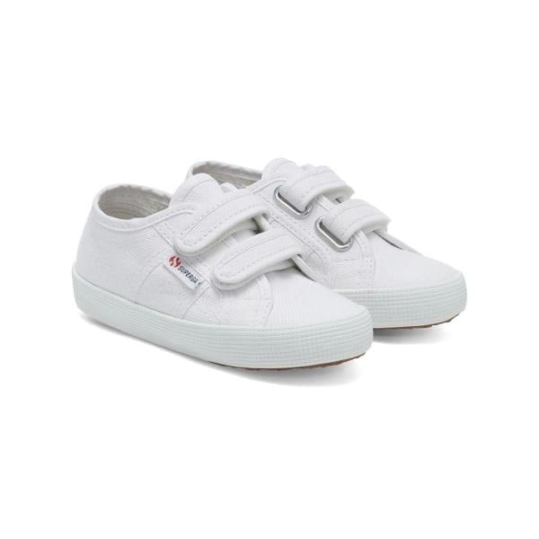 Superga Childrens/Kids 2750 Easylite Touch Fastening Trainers - White - 